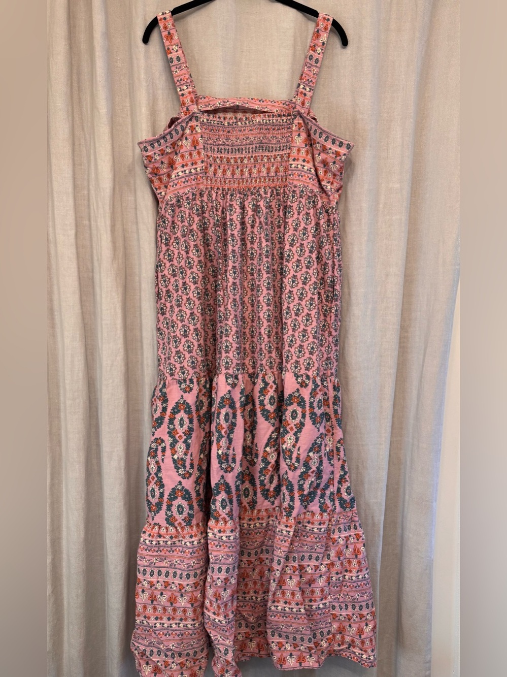 🌸 Knox Rose Boho Floral Tiered Maxi Dress | Smocked Bodice XL 🌸 - Picture 2 of 6